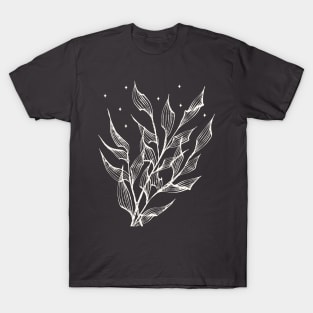 Sage Green Leaves T-Shirt